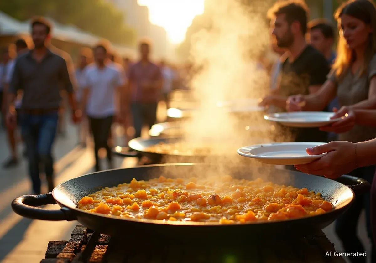 Valencia se prepara para el Día Mundial de la Paella 2025