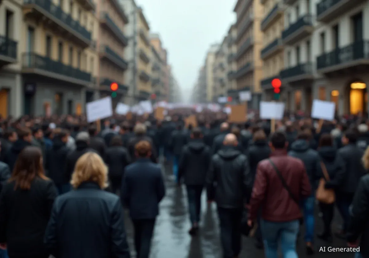 Doble Manifestación por la DANA en Valencia