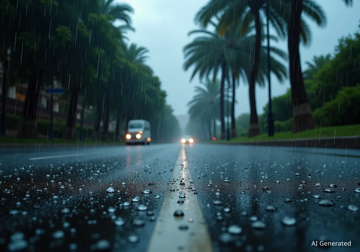 Alerta Naranja en Castellón por lluvias y tormentas intensas
