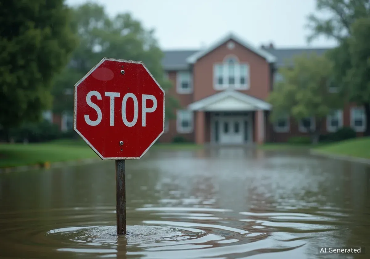 Alerta roja por lluvias suspende las clases en toda l'Horta