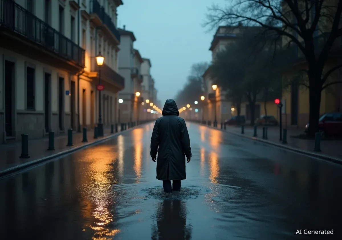 AEMET activa la alerta roja en Valencia por una DANA con lluvias torrenciales