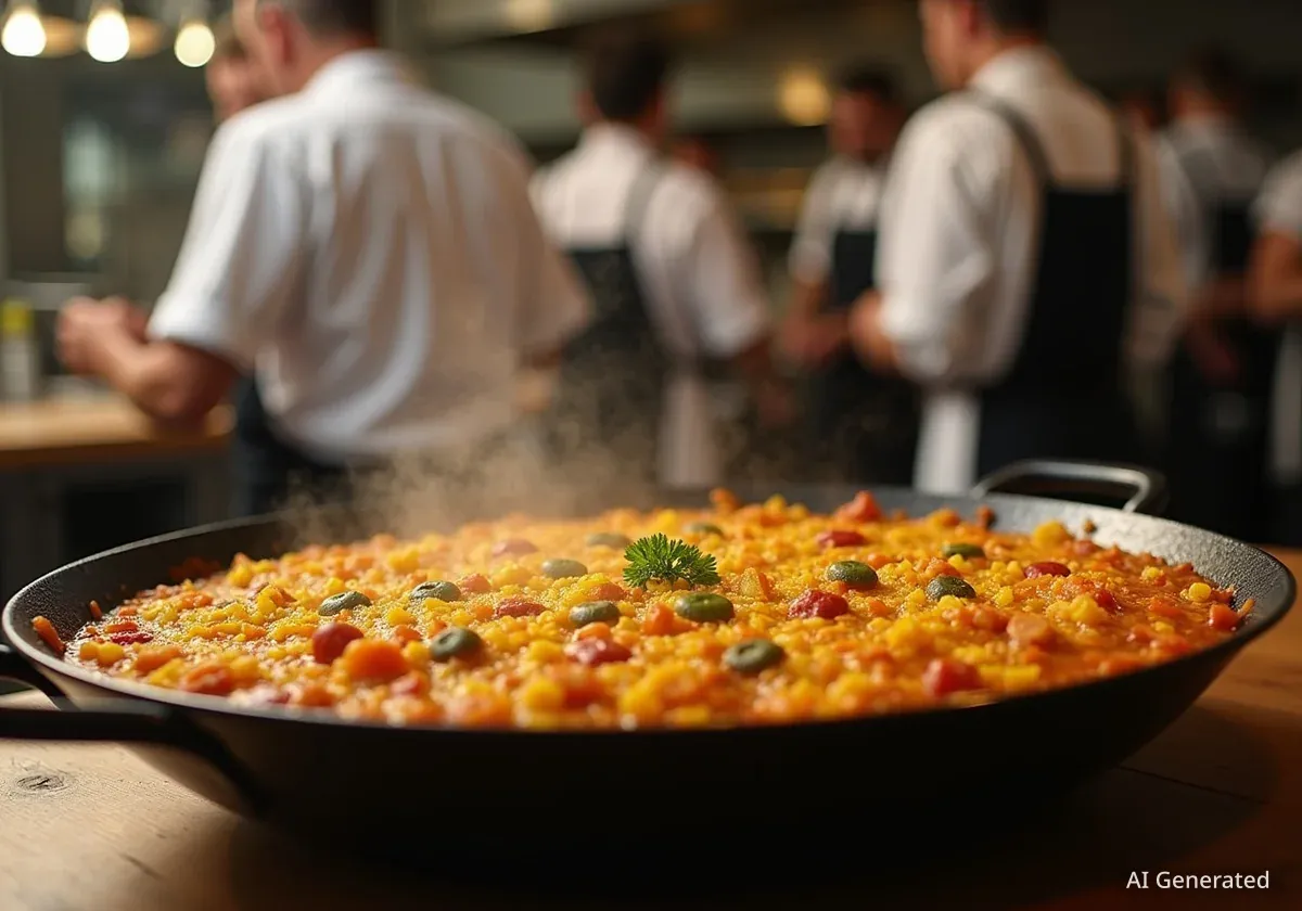 Una escuela de cocina gana el premio a la mejor paella valenciana