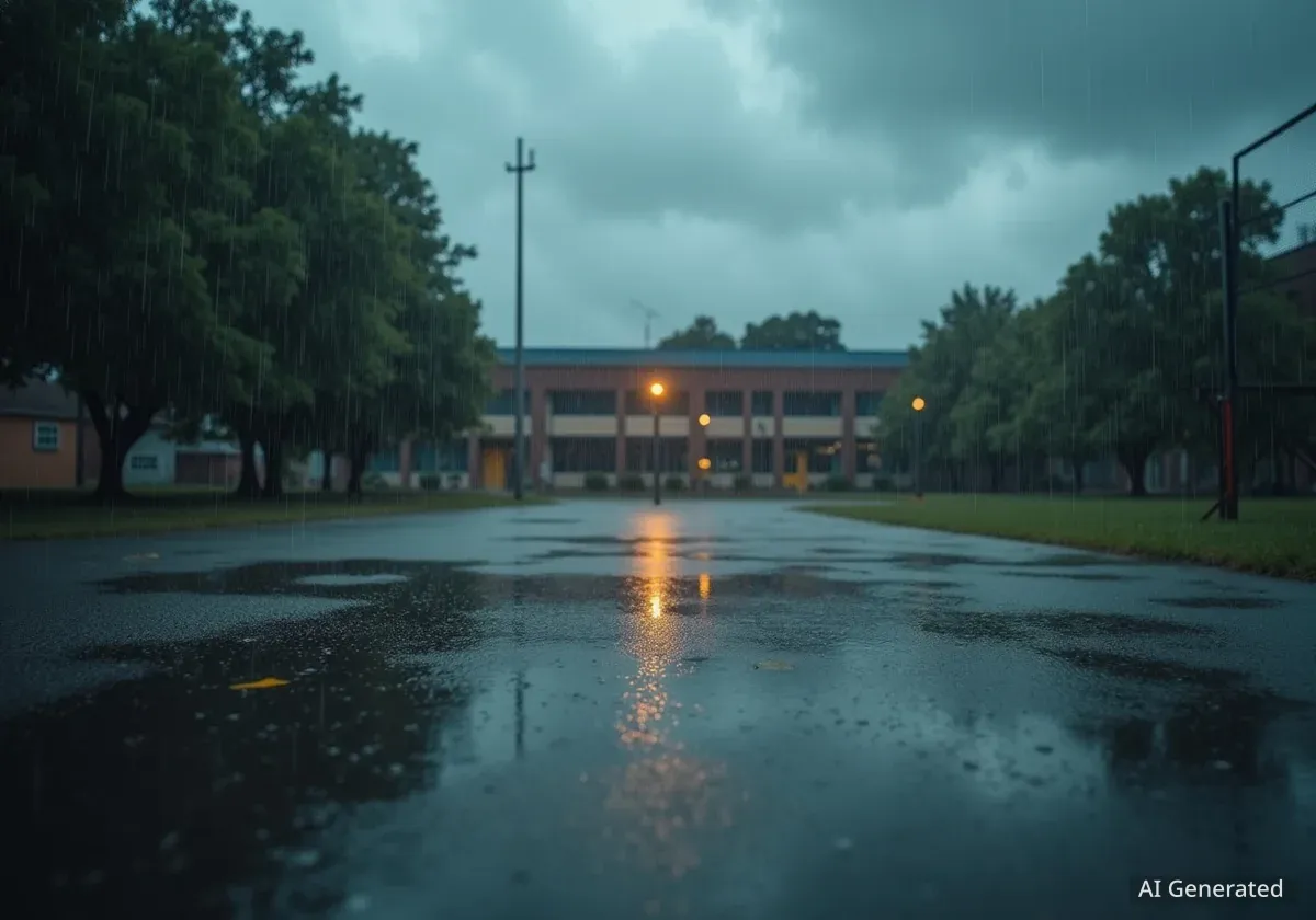 Alerta roja en Valencia: suspenden las clases por lluvias intensas