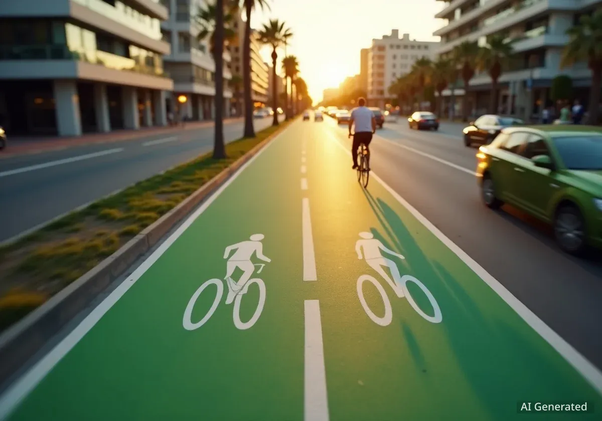 Valencia impulsa la movilidad sostenible con nuevos carriles bici