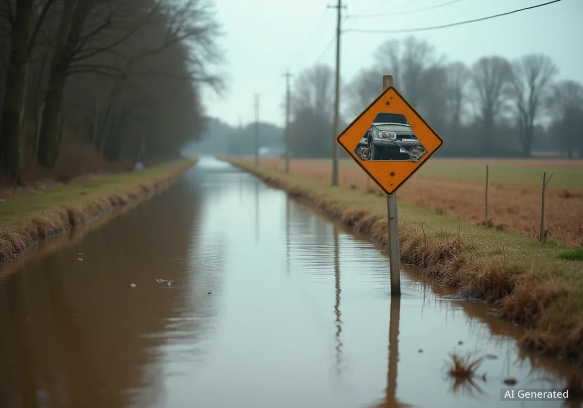 Lluvias intensas obligan a cerrar ocho carreteras en Valencia y Castellón