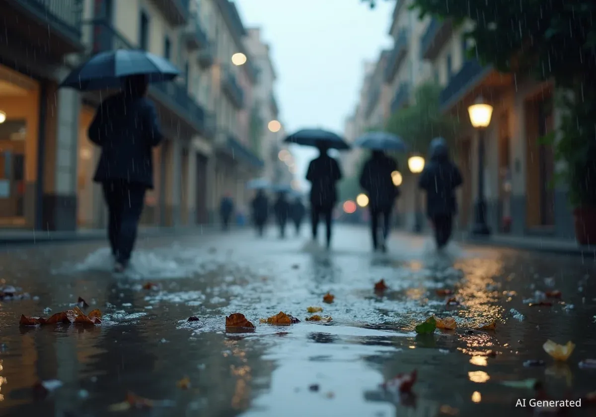 Alerta roja en Valencia: lluvias torrenciales paralizan la Comunitat