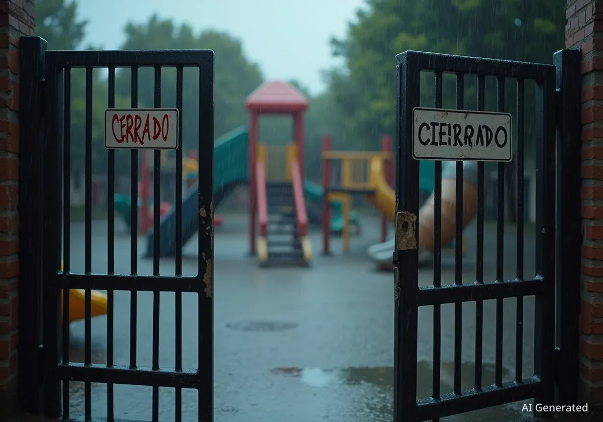 La alerta naranja mantiene sin clase a casi 180.000 alumnos en Valencia y Alicante