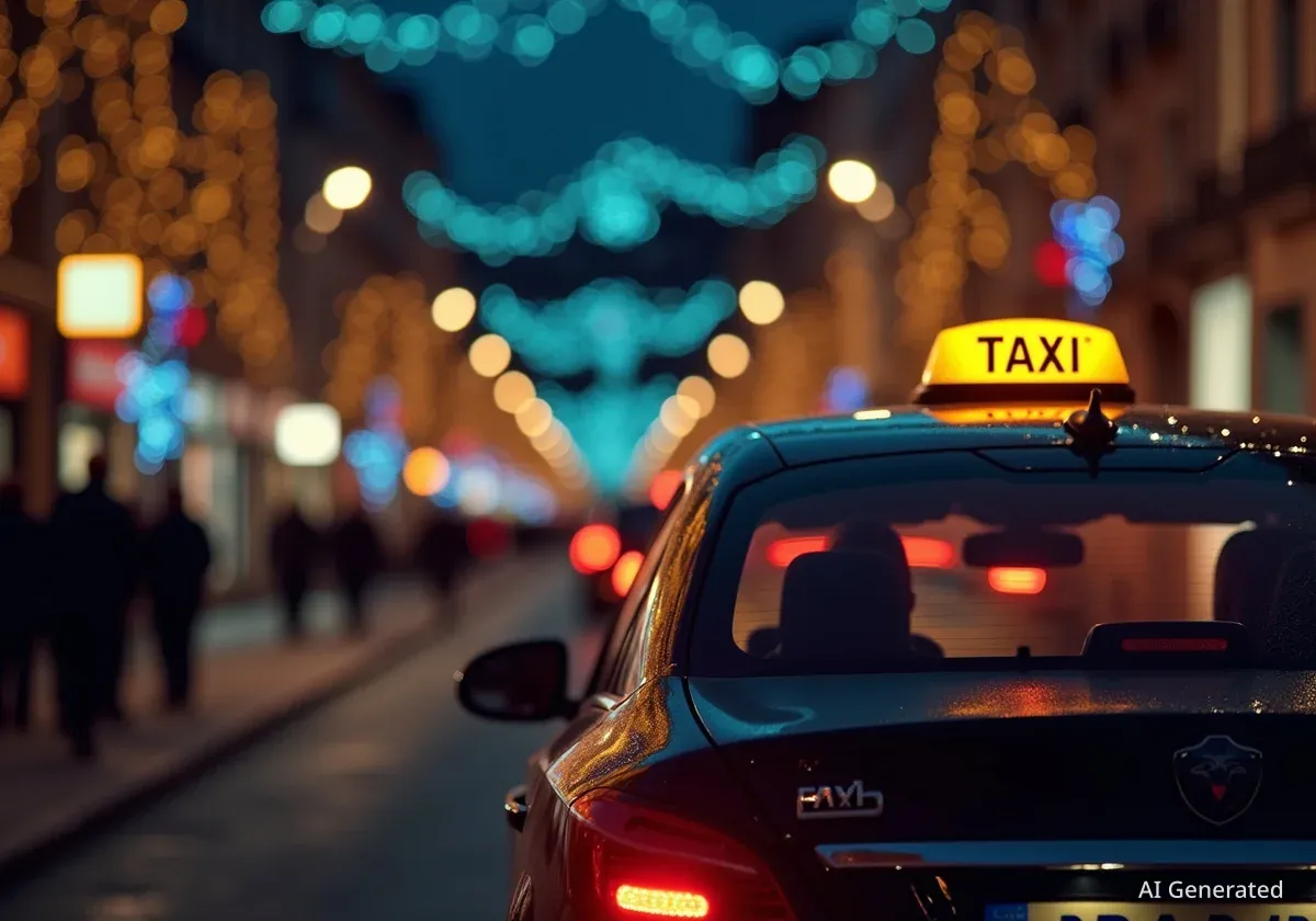 Nuevo recargo de 3 euros para taxis en Valencia en Fallas y Navidad