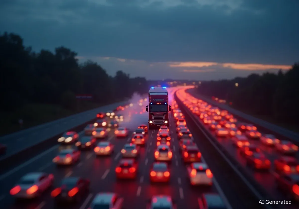 Varios incidentes colapsan las entradas a València en la V-30 y CV-35