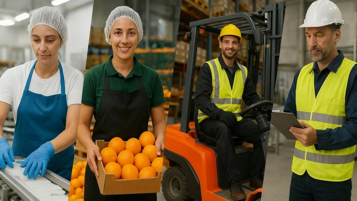 El sector agroalimentario de Valencia busca más de 65 trabajadores