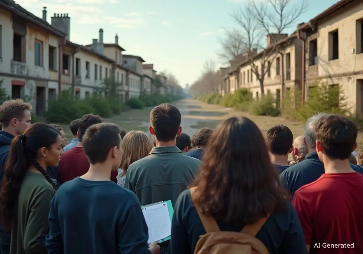 Ayuntamiento y vecinos de Malva-rosa definirán juntos el plan para las Casitas Rosas