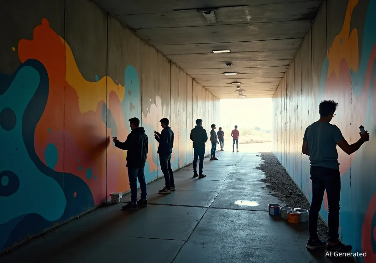 Foios transformará un túnel con un grafiti por la diversidad