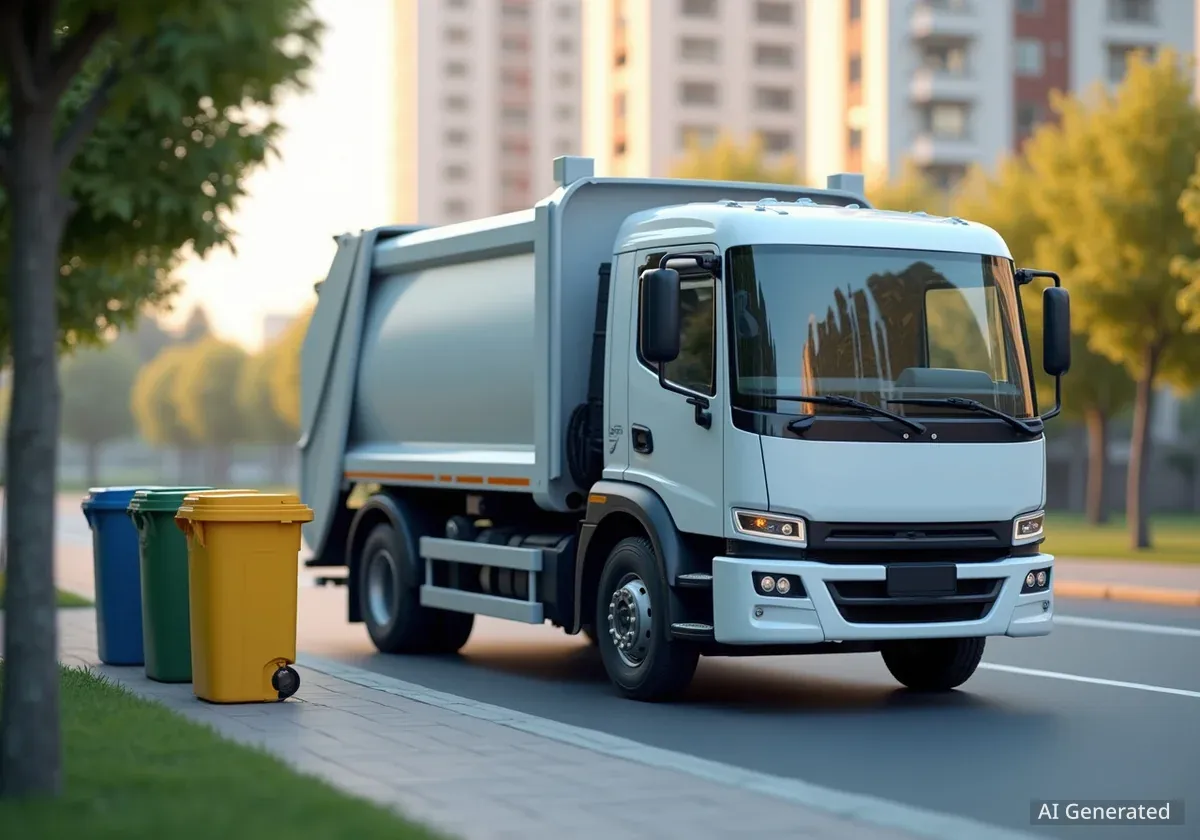 Castelló moderniza su servicio de basuras con camiones eléctricos y contenedores inteligentes