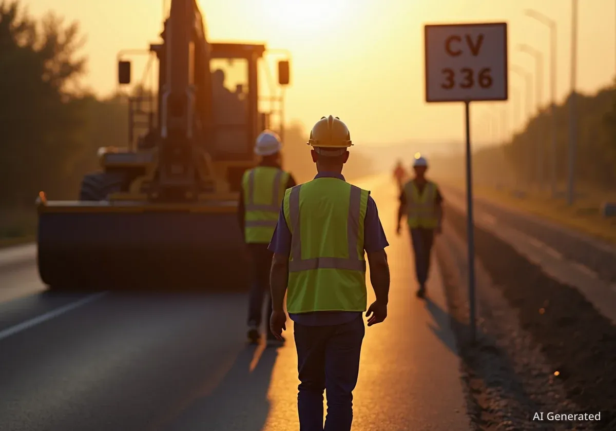 L'Eliana inicia obras de 2 millones para mejorar la CV-336