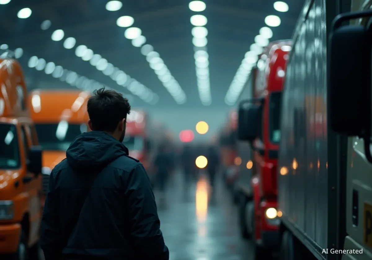 Los transportistas abandonan Sitval por el colapso de la ITV