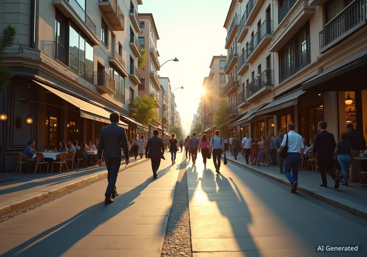 La calle de Valencia que divide a ricos y pobres con 15.000 €