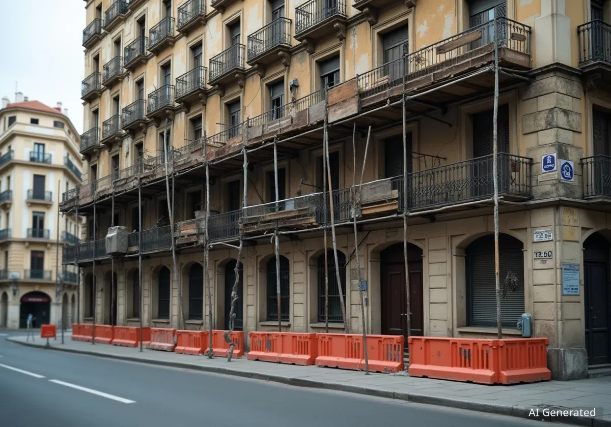 Valencia estudia convertir edificios municipales en vivienda pública