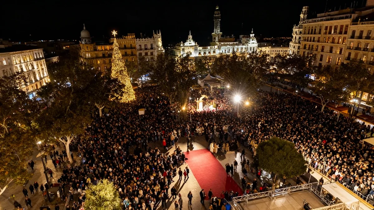 Valencia enciende la Navidad con un gran evento musical