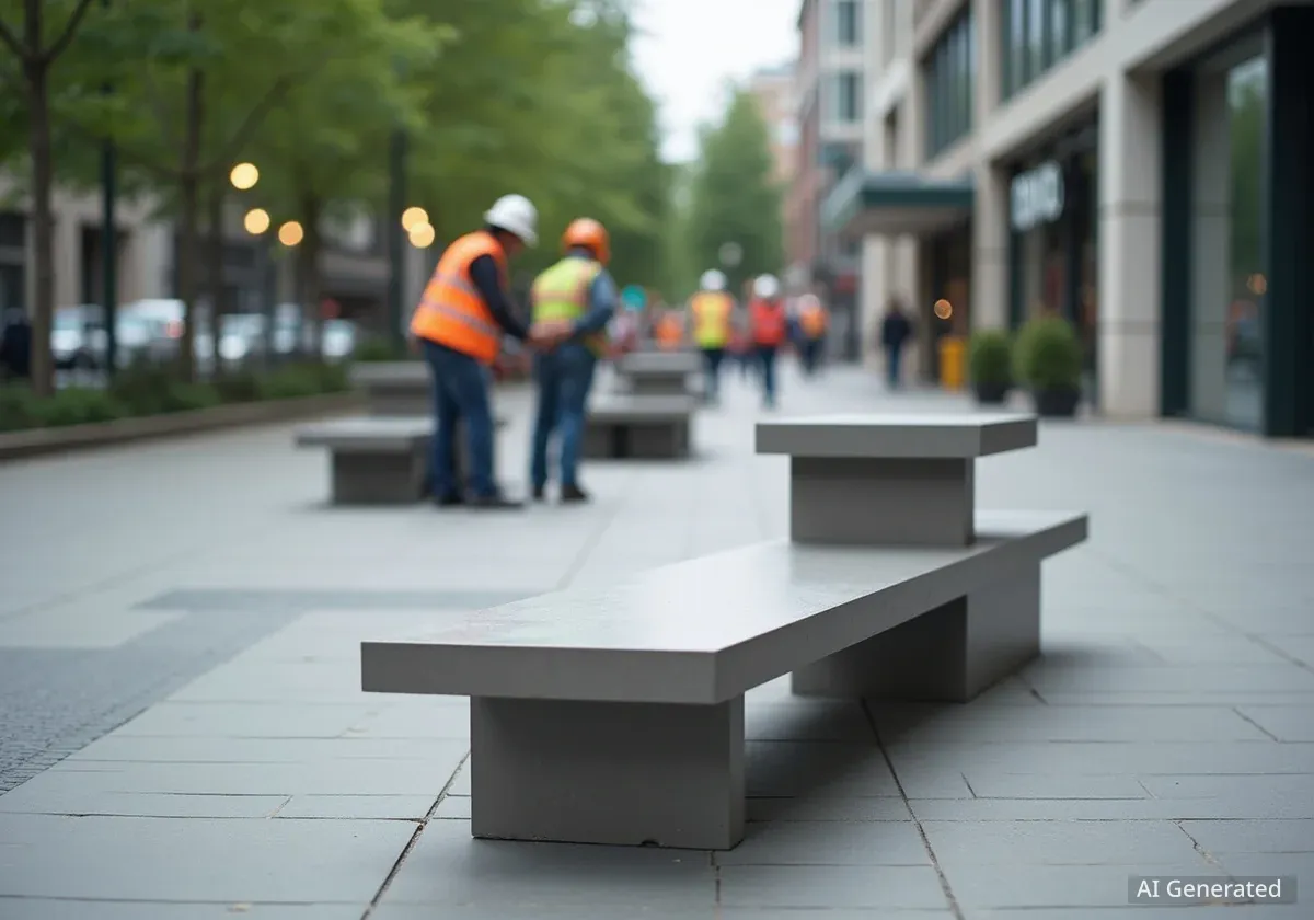 Valencia invierte 430.000€ en renovar el mobiliario de la Plaza del Ayuntamiento